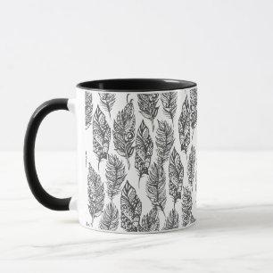 Tasse Griffonnage doux de plumes