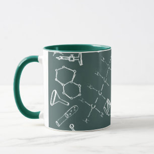 Tasse Griffonnages chimiques d'équipement de laboratoir