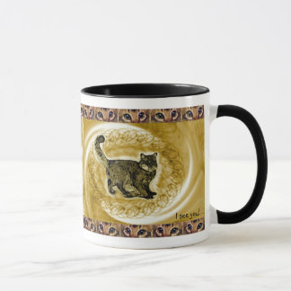 Tasse Griffonnages somaliens de chat d'ICU