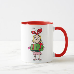 Tasse Grinch   Cindy-Lou Who - Tenant un Cadeau