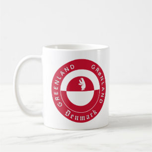 Tasse Groenland, Ours, Drapeau Patriotique Groenla