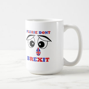 Tasse Großbritannien Bitte scheiden Sie aus dem Br