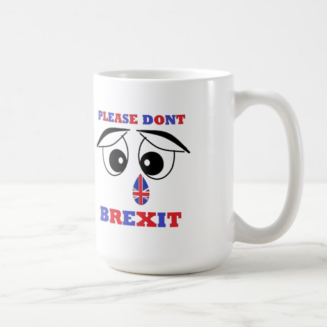 Tasse Großbritannien Bitte scheiden Sie aus dem Br (Rechts)