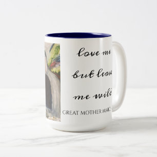 TASSE "GROSSE MUTTER MARSCH "Liebe mich, aber lass