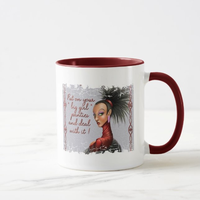 Tasse "großer Mädchen-Schlüpfer " (Rechts)