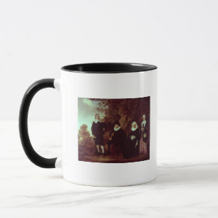 Tasse Groupe de famille dans un paysage