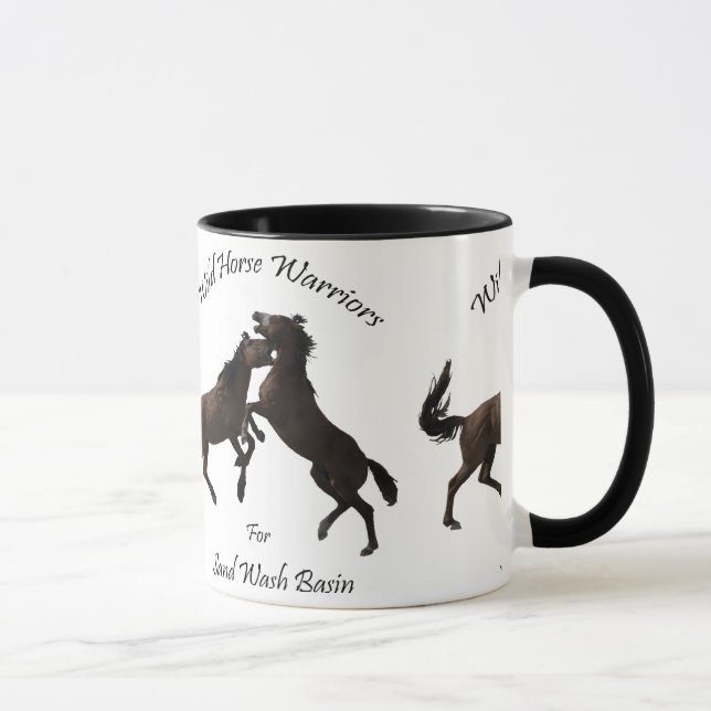 Tasse Guerriers de cheval sauvage (Droite)