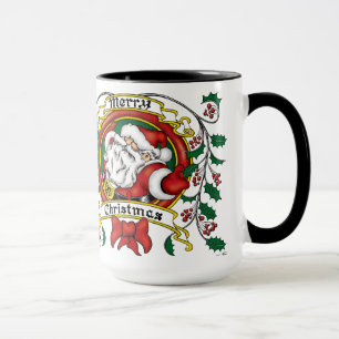 Tasse Guirlande de Noël du père noël
