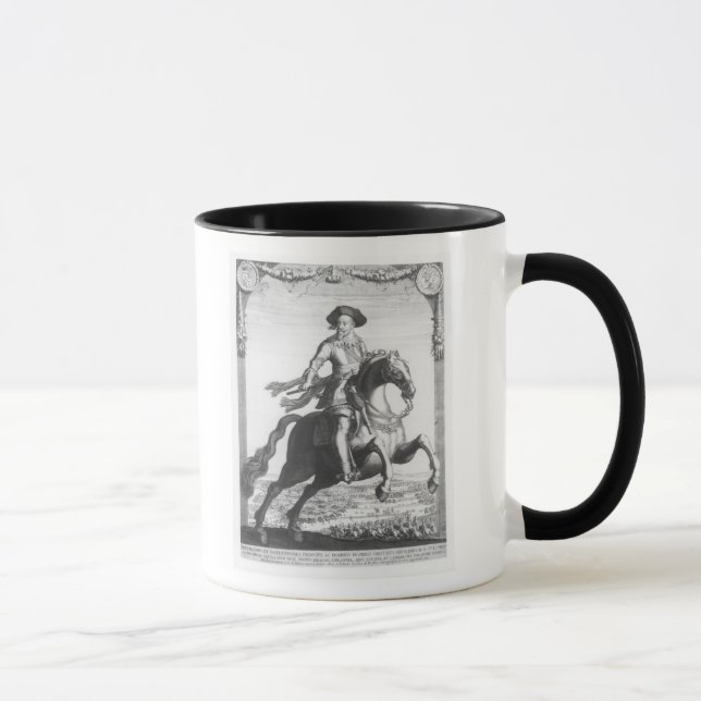 Tasse Gustavus Adolphus II, roi de la Suède, dessus (Droite)