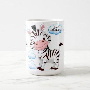 Tasse/Guten Morgen Zebra Kaffeetasse