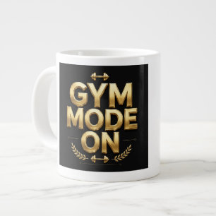 Tasse Gym Mode On Gold - Tasse de café Fitness