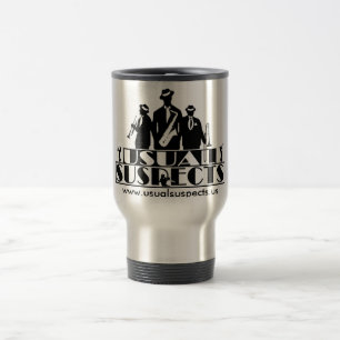 Tasse habituelle de voyage de bande de suspects