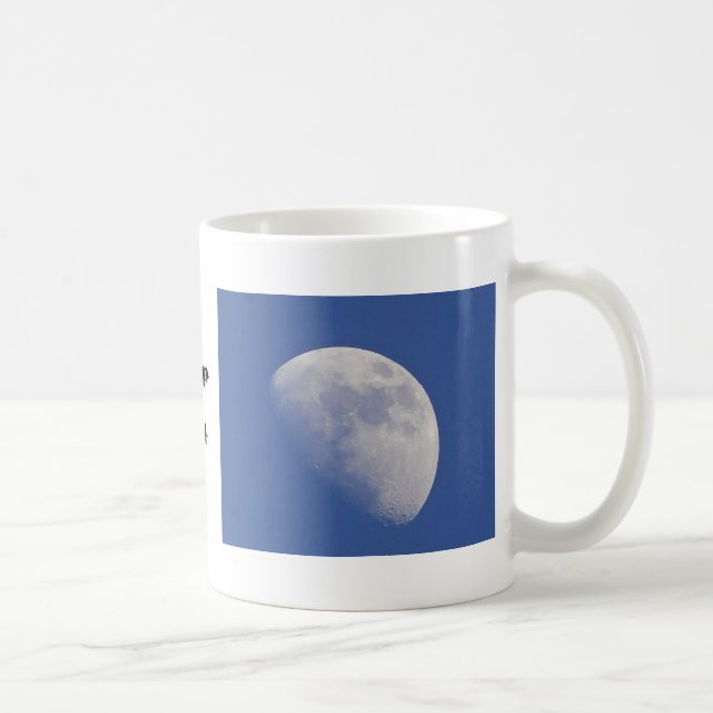 Tasse Halbmond mit Text: "Schlaf gut" (Rechts)
