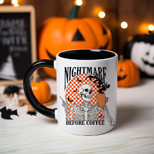 Tasse Halloween Cauchemar avant le café