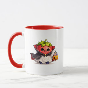 Tasse Halloween Fraise Vampire Mignonne