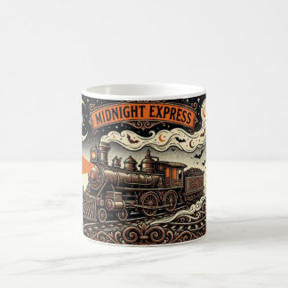 Tasse Halloween Midnight Express train à vapeur vi