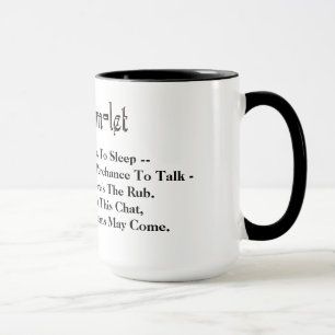 Tasse Ham Radio Hamlet Citation Mourir, dormir