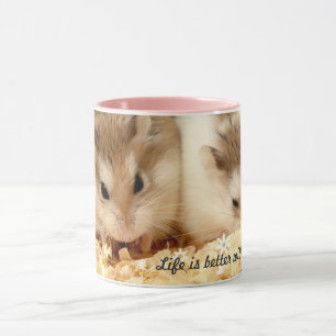 Tasse Hammyville - Deux mignons Hamsters