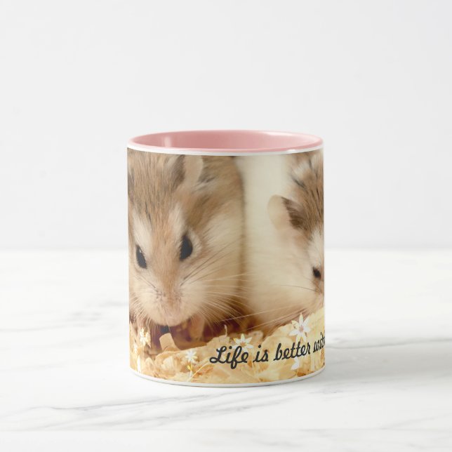 Tasse Hammyville - Deux mignons Hamsters (Centre)