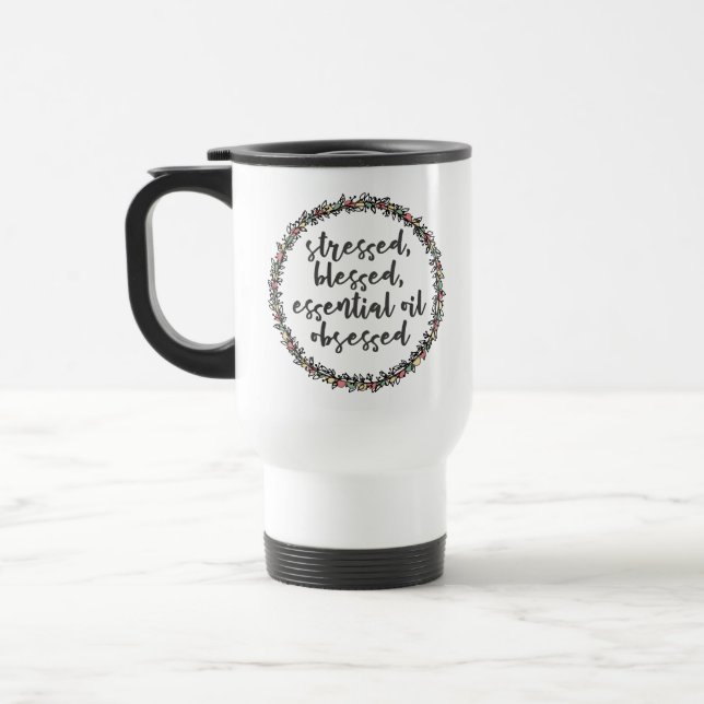 Tasse hantée de voyage d'huile essentielle (Gauche)