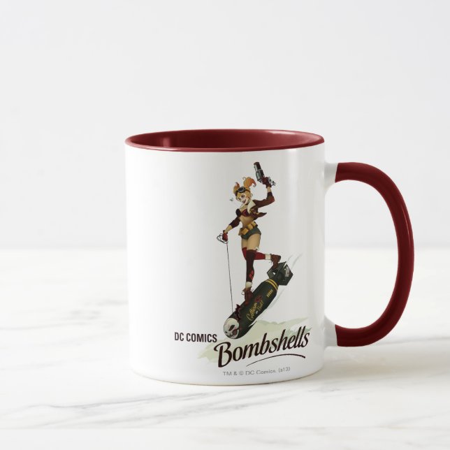 Tasse Harley Quinn Bombshells Pinup (Droite)