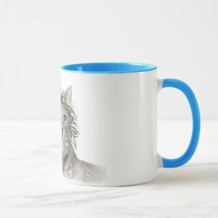 Tasse Harpiste le chat tigré