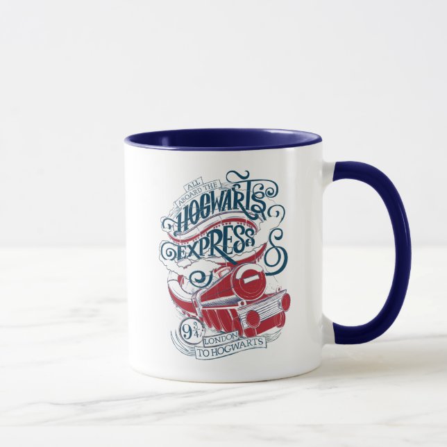 Tasse Harry Potter | Typographie du Hogwarts Express (Droite)