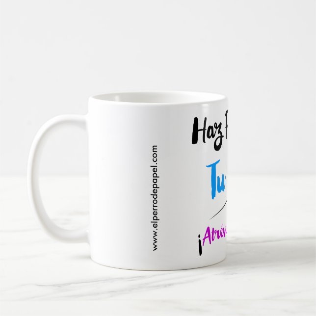 Tasse Haz Realität dein Idea Muster BLUE (Links)