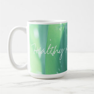 Tasse Healthy And Natural Green Leaves