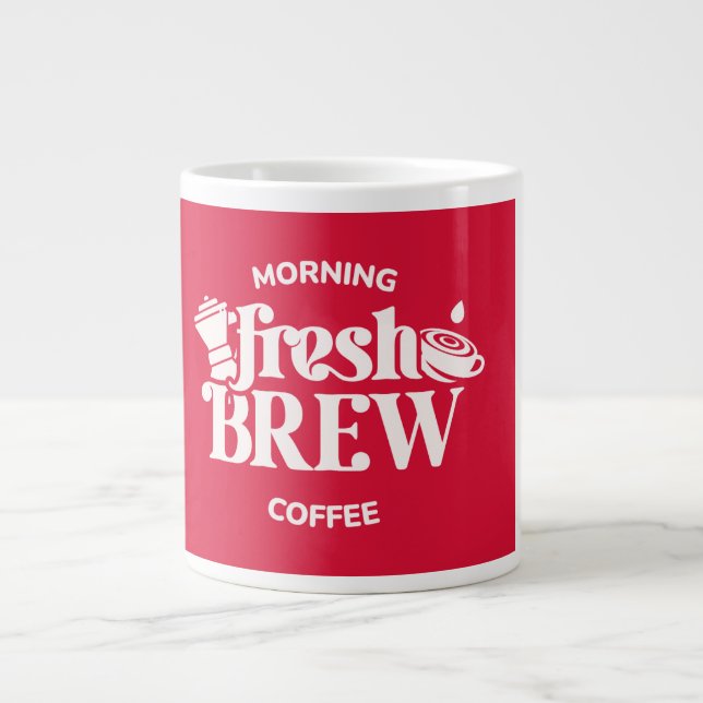 Tasse, heißer Kakao Jumbo-Tasse (Vorderseite)