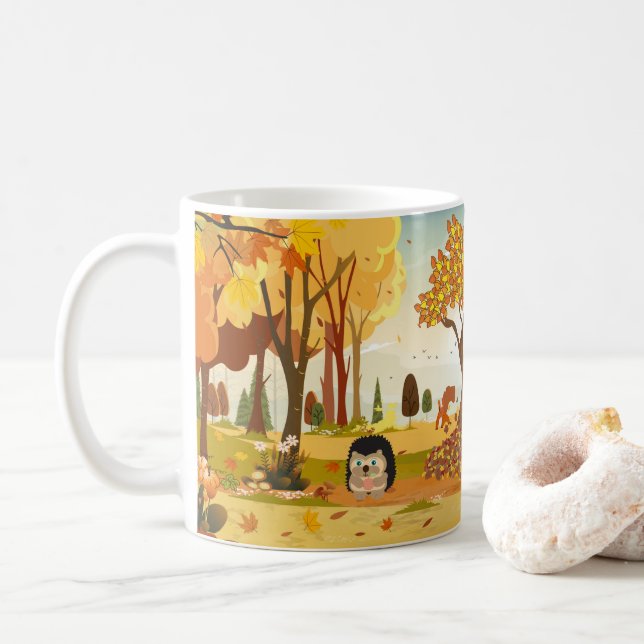 Tasse Herbst (Mit Donut)