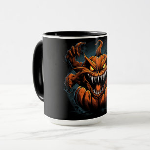 Tasse Herbstmagie in einer Kürbistasse
