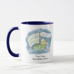 Tasse Héros personnalisé de feuille de calcul !