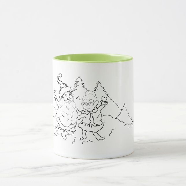 Tasse; Herr & Frau Claus Tasse (Zentrum)