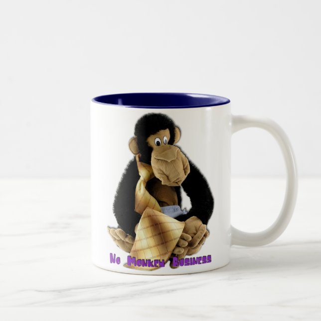Tasse: Herr-Workaholic Zweifarbige Tasse (Rechts)