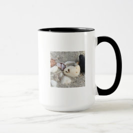 Tasse Herz in einer Muschel