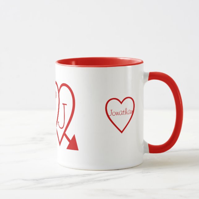 Tasse - Herzen gebunden (Rechts)