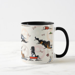 Tasse Heures de récréation de chiot dedans pour un