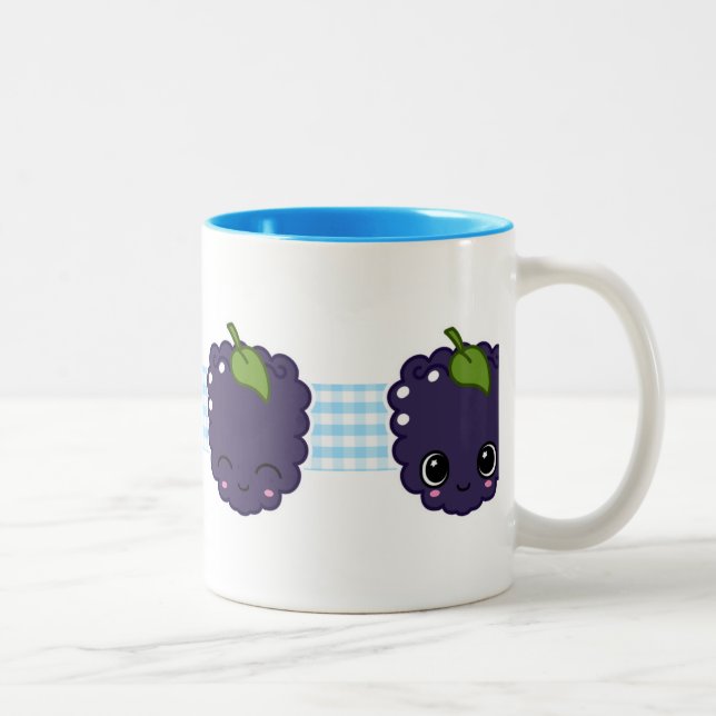 Tasse heureuse de Blackberry (Droit)
