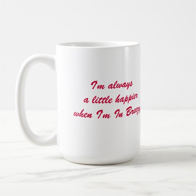 Tasse heureuse de chariot (Gauche)