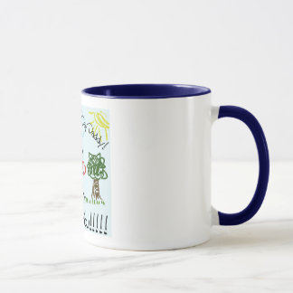 Tasse heureuse de fête des pères