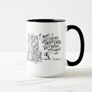 Tasse heureuse de jour de la terre