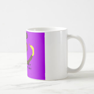tasse heureuse de singe