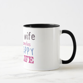tasse heureuse d'épouse
