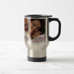 Tasse heureuse moderne de voyage de photo du jour