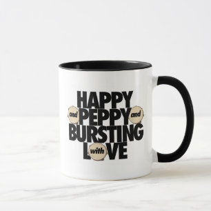 Tasse Heureux et énergique et éclatant avec amour