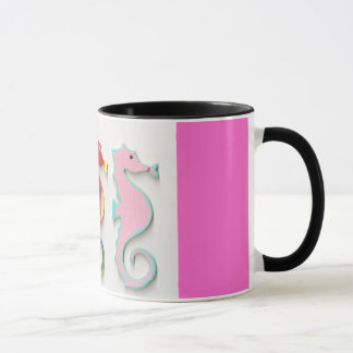 TASSE HIPPOCAMPES D'ARC-EN-CIEL
