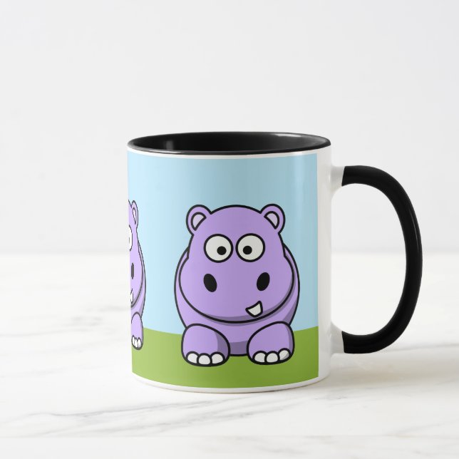 Tasse Hippopotame Lavande Mignon (Droite)