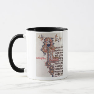 Tasse Historiated parafent "L" dépeignant l'arbre de