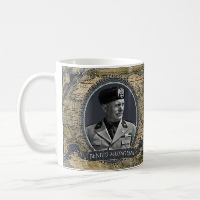 Tasse historique de Benito Mussolini (Gauche)